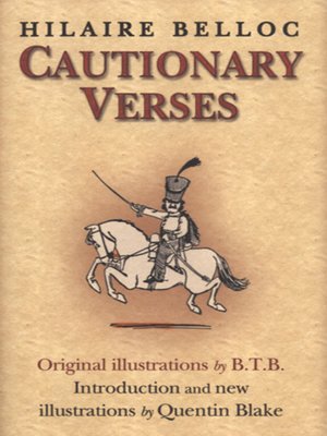cover image of Cautionary verses